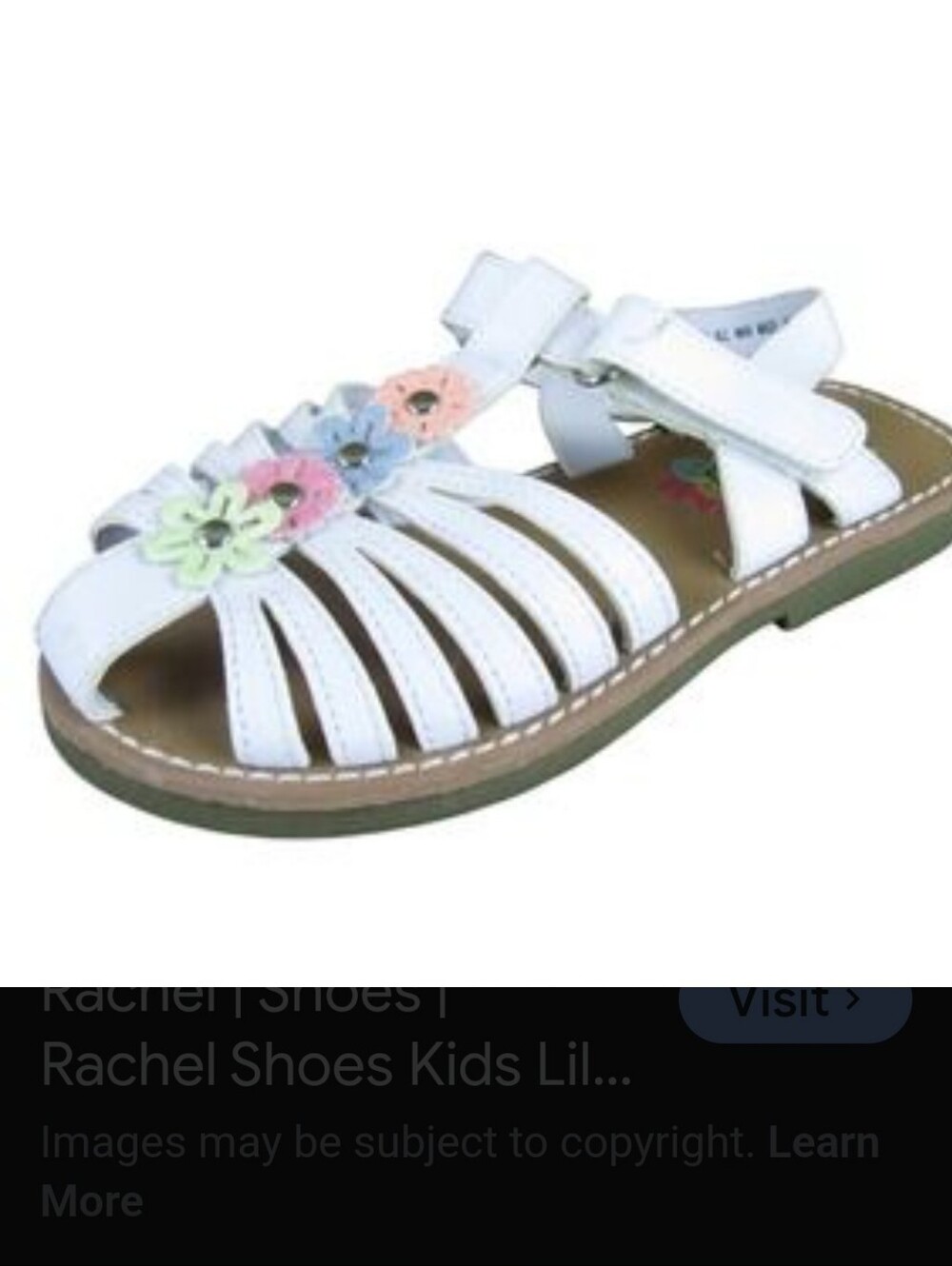 Rachel Shoes colored flowers over toes strappy. Size 11 sandals.🌺🌸🌺🌸